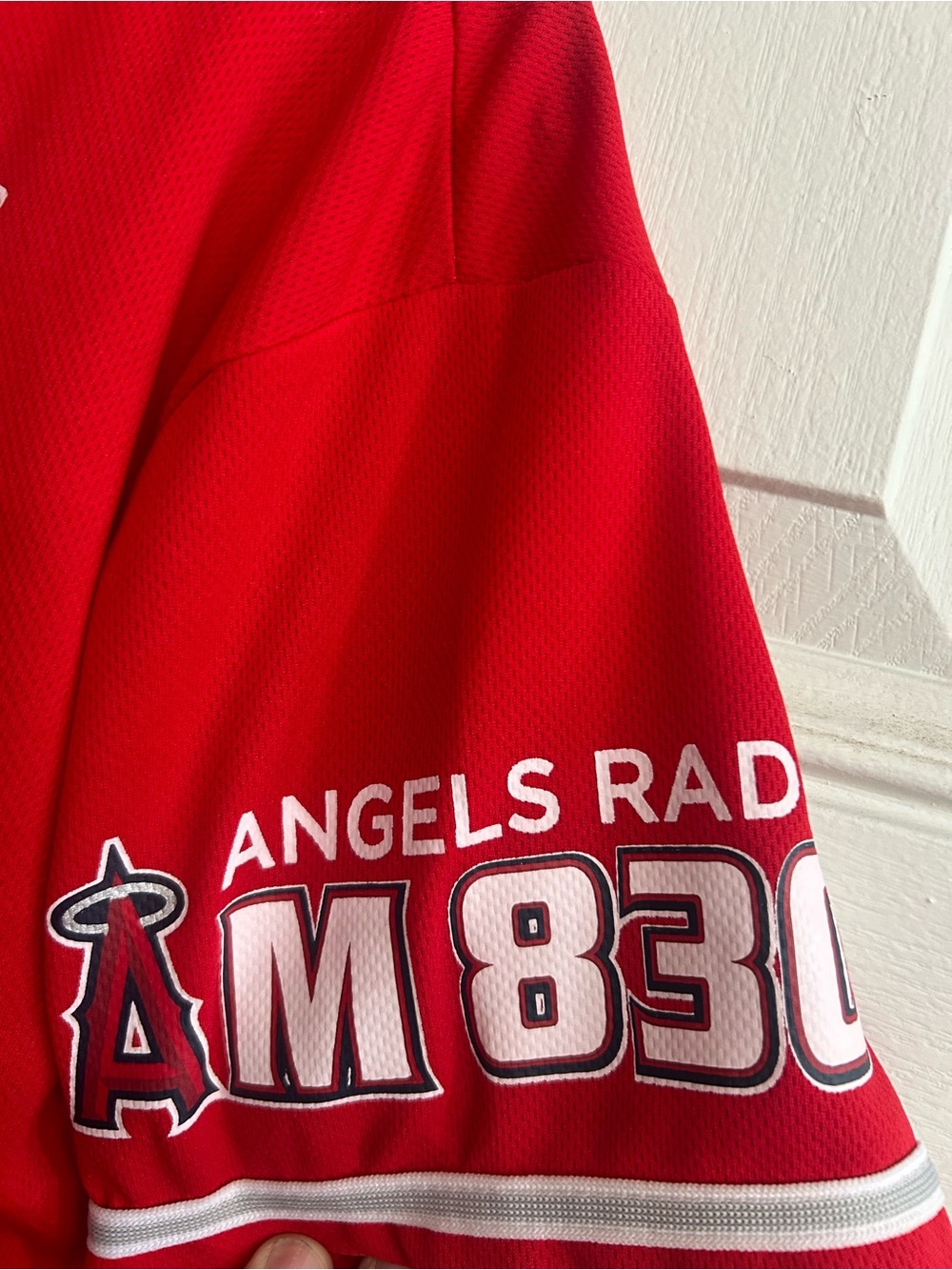 Los Angeles Angels #27 Red Mike Trout Kids Baseball Jersey - Picture 4 of 5